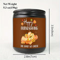 Lavender Scented Candle Fall Themed Orange Pumpkin Rustic Farmhouser Autumn Harvest Festival Thanksgiving Day Decoration Gift Ideas for Home Women Hostess Men Friends Friendship Friendsgiving Thankful Mom Wife Grandma Cute Ho