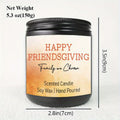 Lavender Scented Candle Fall Themed Orange Pumpkin Rustic Farmhouser Autumn Harvest Festival Thanksgiving Day Decoration Gift Ideas for Home Women Hostess Men Friends Friendship Friendsgiving Thankful Mom Wife Grandma Cute Ho