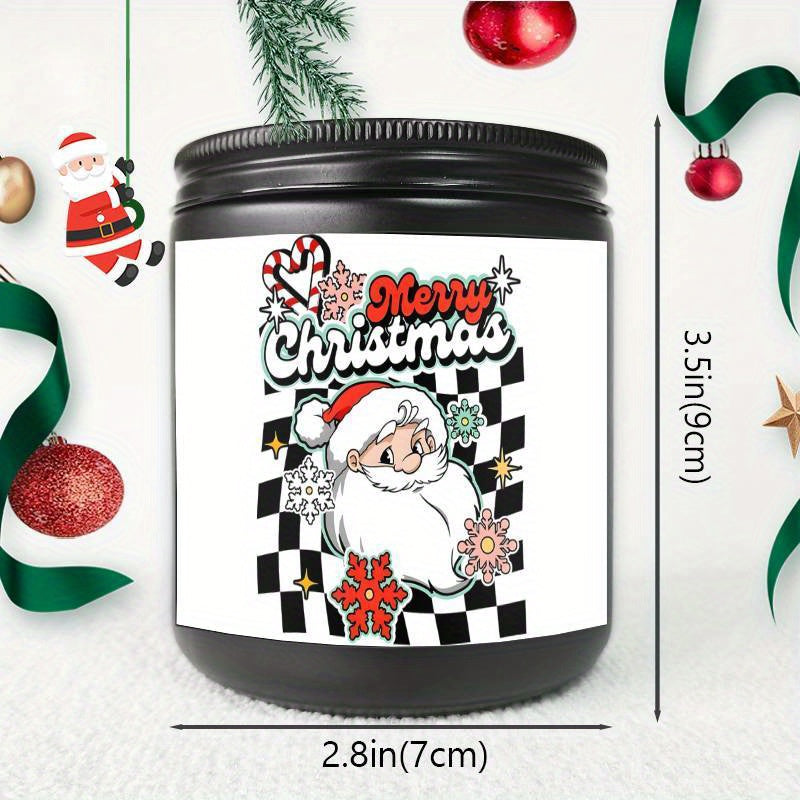 1PC Lavender Scented Candle 5. 3oz Soybean Wax Merry Christmas Gifts Idea for Women Men Mom Dad Grandma Sister Co worker Friends on Winter Xmas Home Decorations Santa Claus Christmas Trees Snowman Stockings Snowflake Reindeer Lootquake LLC