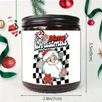 1PC Lavender Scented Candle 5. 3oz Soybean Wax Merry Christmas Gifts Idea for Women Men Mom Dad Grandma Sister Co worker Friends on Winter Xmas Home Decorations Santa Claus Christmas Trees Snowman Stockings Snowflake Reindeer Lootquake LLC