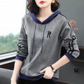 A middle-aged lady's hoodie Pi-Mart