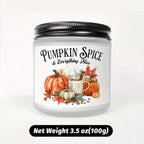 Pumpkin Spice Scented Candle - Glass Jar Aromatherapy Candle with Essential Oils, Smoke-Free, Ideal for Fall Harvest & Thanksgiving Centerpiece Decoration, Hostess Gift for Autumn Season Lootquake LLC