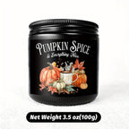 Pumpkin Spice Scented Candle - Glass Jar Aromatherapy Candle with Essential Oils, Smoke-Free, Ideal for Fall Harvest & Thanksgiving Centerpiece Decoration, Hostess Gift for Autumn Season Lootquake LLC