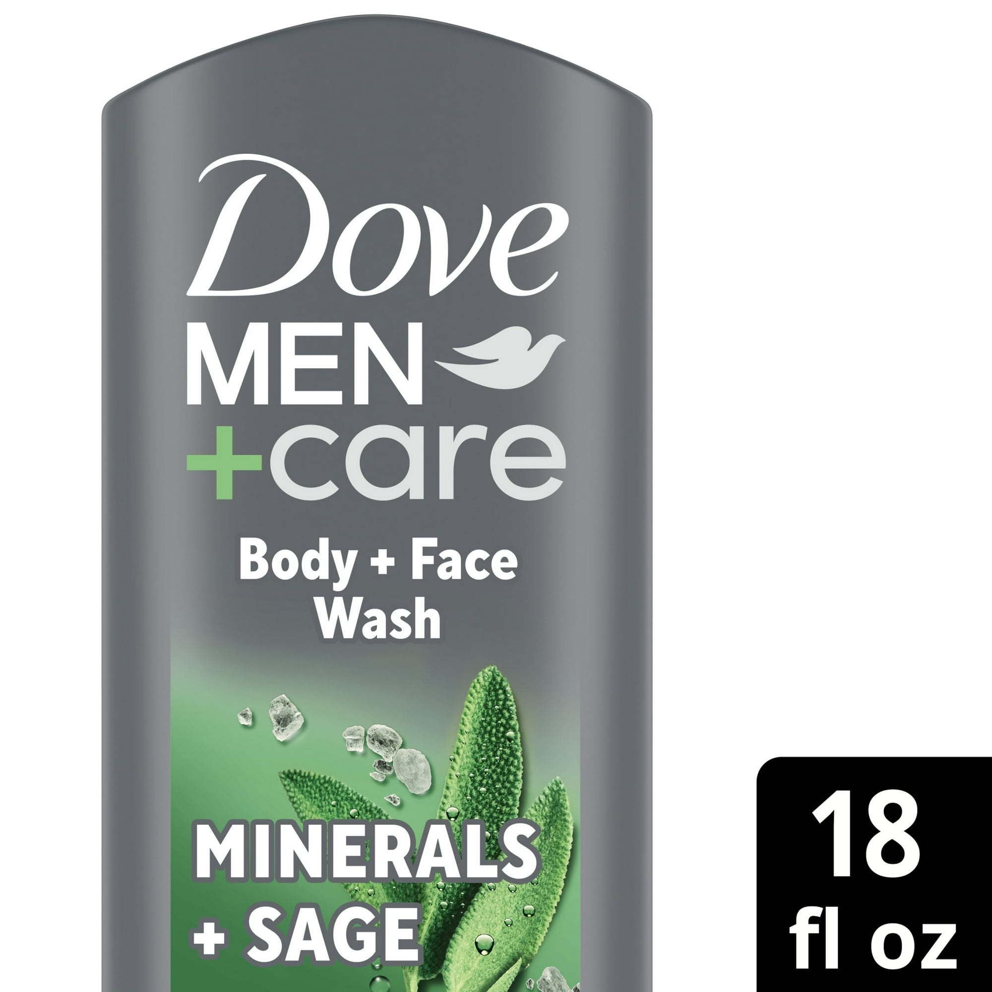 Dove Men+Care Reviving Long Lasting Face & Body Wash, Minerals & Sage All Skin Type, 18 oz EasyOptionXY LLC