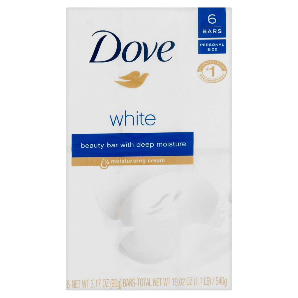 Dove White Beauty Bar, 3.15 oz, 6 Bar EasyOptionXY LLC