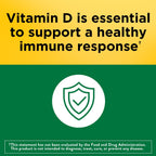 Nature Made Vitamin D3 1000 IU (25 mcg) Softgels; Bone and Immune Support; 500 Count