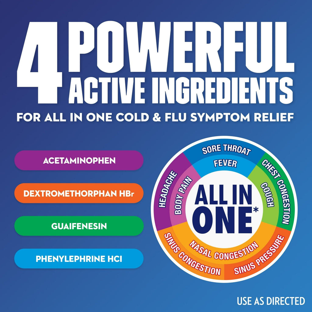 Mucinex Fast-Max Cold and Flu Medicine, Chest Congestion, Cough, Sore Throat, 16 Liquid Gels EasyOptionXY LLC