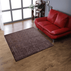 Rugsotic Carpets Hand Knotted Loom Wool Square Area Rug Contemporary Lootquake LLC