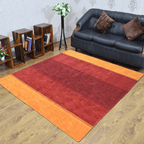 Rugsotic Carpets Hand Knotted Loom Wool Square Area Rug Contemporary Lootquake LLC