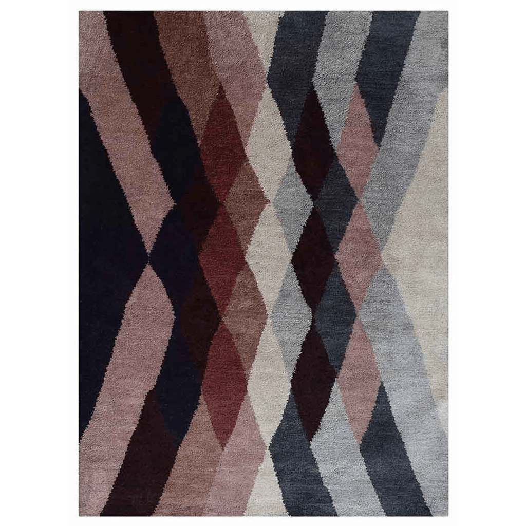 Rugsotic Carpets Hand Knotted Silk 5'x8' Area Rug Contemporary Multicolor Lootquake LLC