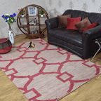 Rugsotic Hand Knotted Geometric Wool Area Rug In Gold Charcoal Lootquake LLC