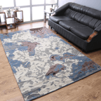 Rugsotic Carpets Hand Knotted Wool Area Rug Abstract Lootquake LLC