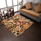 Rugsotic Carpets Hand Tufted Wool Square Area Rug Contemporary Lootquake LLC