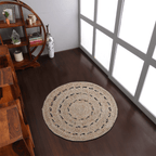Rugsotic Hand Woven Eco-Friendly Jute Round Area Rug Lootquake LLC