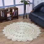 Rugsotic Hand Woven Eco-Friendly Jute Round Area Rug Lootquake LLC