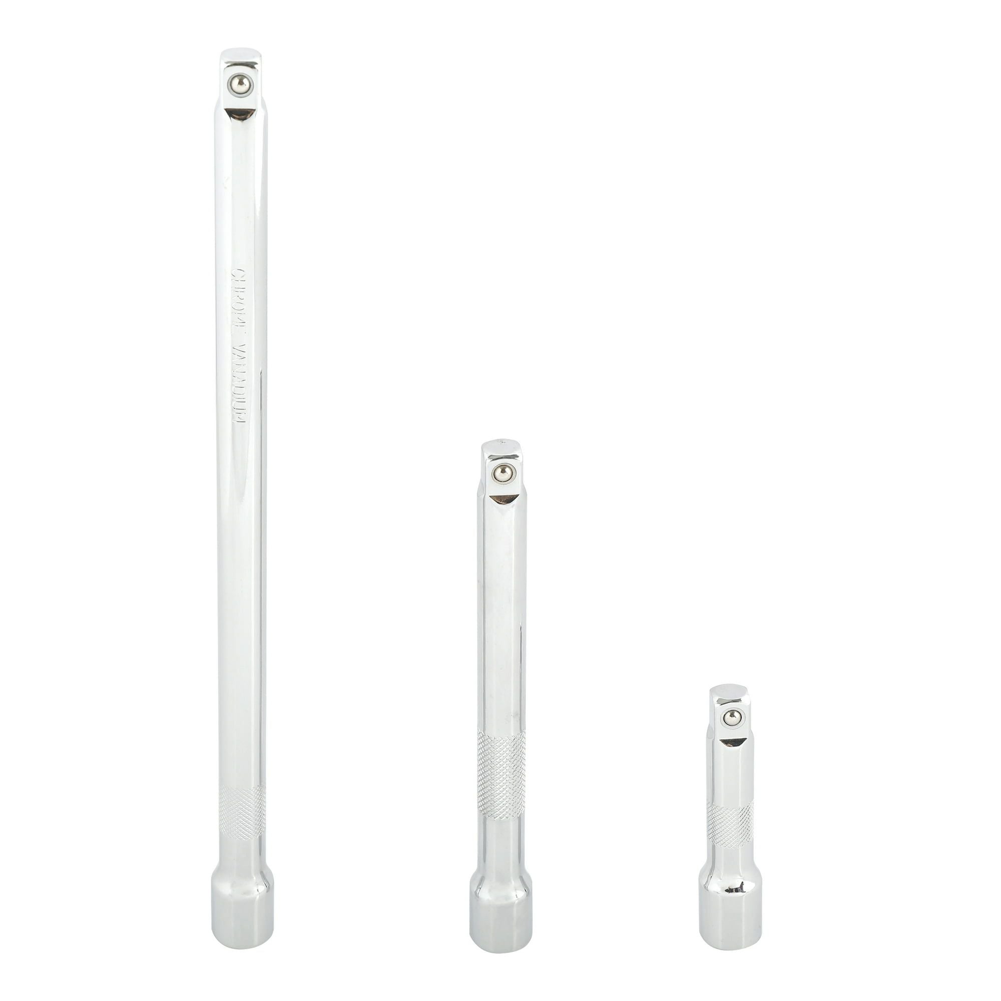 Hyper Tough 3/8-inch Socket Extension Set, 3-Sizes, Model 5807