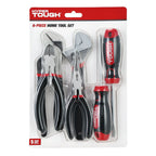 Hyper Tough 6 Piece Home Tool Set Including Assortment of Screwdrivers, Pliers and Wrenches UJ81959J, New Condition