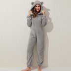 Thickened plush hoodie Pi-Mart