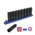 Hyper Tough 11-Piece 3/8-Inch, Deep Drive Impact Socket Set mm, 43241 EasyOptionXY LLC