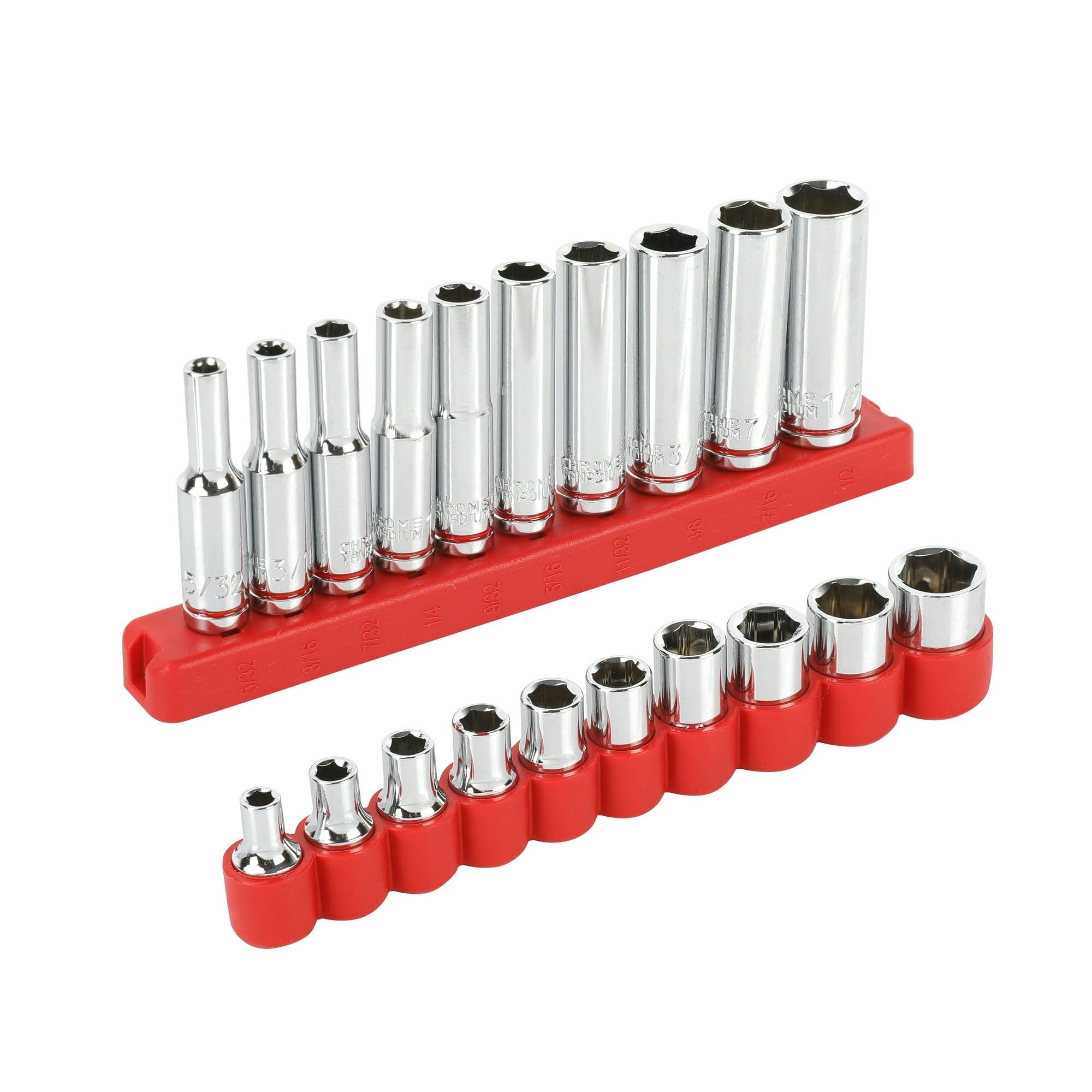 Hyper Tough 22-piece 1/4 inch Dr. Socket Set SAE, Model 43153 EasyOptionXY LLC