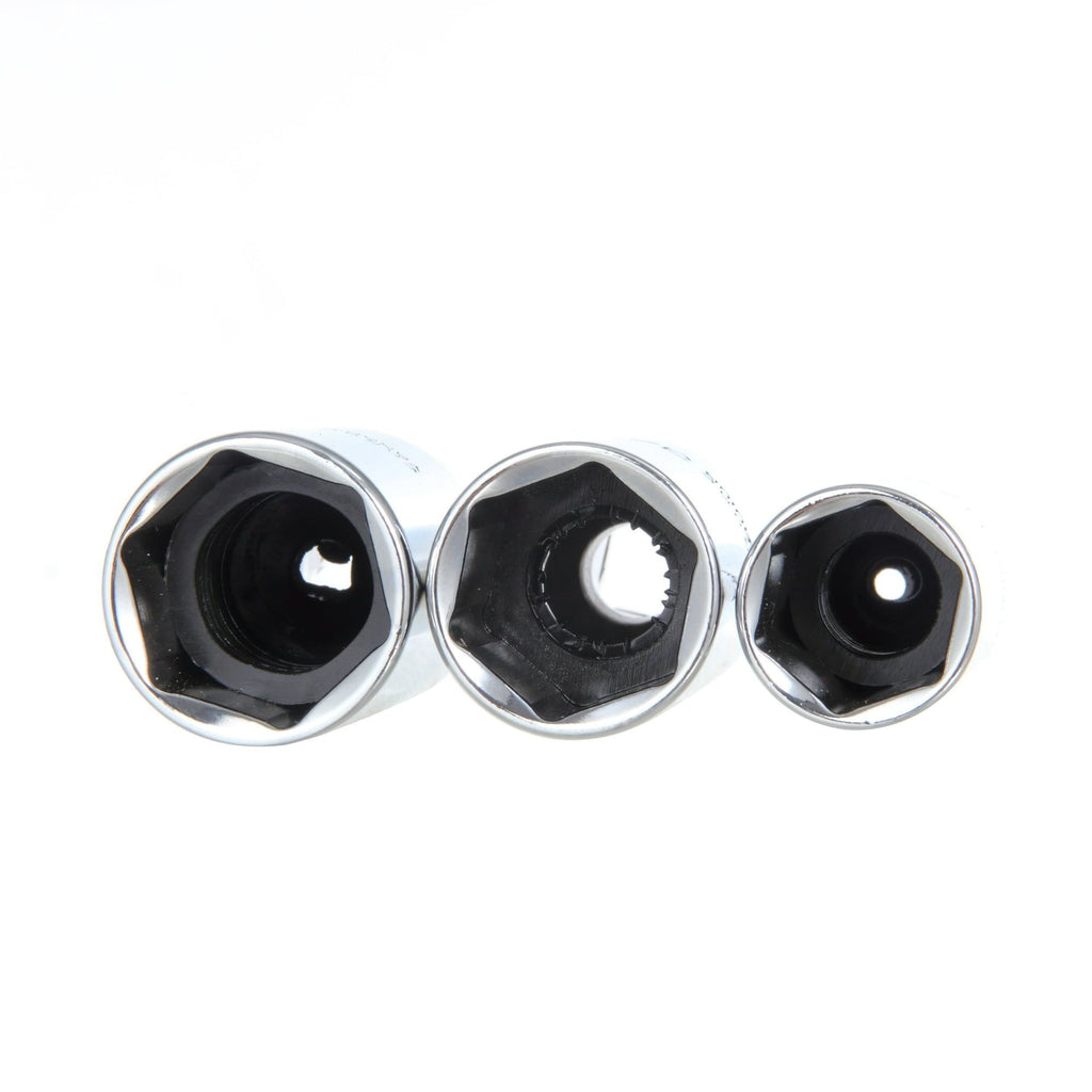 Hyper Tough 3 Piece 5/8 inch, 3/4 inch or 13/16 inch Spark Plug Socket Set UB80007A EasyOptionXY LLC