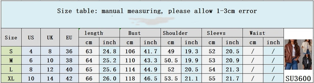 Leather Baseball Uniform Jacket Long-sleeved Motorcycle Jacket Leather Coat Pi-Mart
