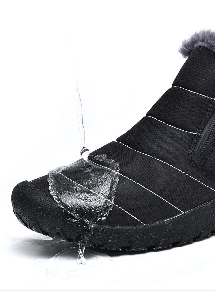 Men's Shoes Fleece-lined Thickened Non-slip Northeast Snow Boots Pi-Mart
