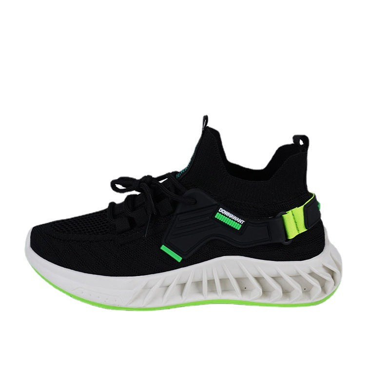Men's Fashion Trendy Breathable Flyknit Sports Casual Shoes Pi-Mart
