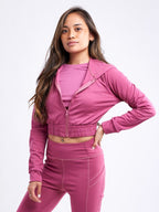 ZipFit Active Crop Hoodie - Free Shipping!