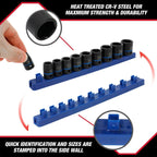 Hyper Tough 11-Piece 3/8-Inch, Standard Impact Socket Set mm, 43240