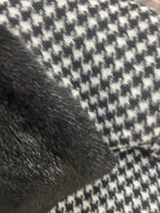 Genuine Scandinavian Mink Fur Virgin Wool Poncho Alaska® Outerwear Company