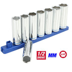 Hyper Tough 9-Piece,1/2-Inch Drive Deep Metric Socket Set, 5834 EasyOptionXY LLC