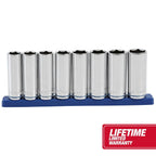 Hyper Tough 9-Piece,1/2-Inch Drive Deep Metric Socket Set, 5834 EasyOptionXY LLC