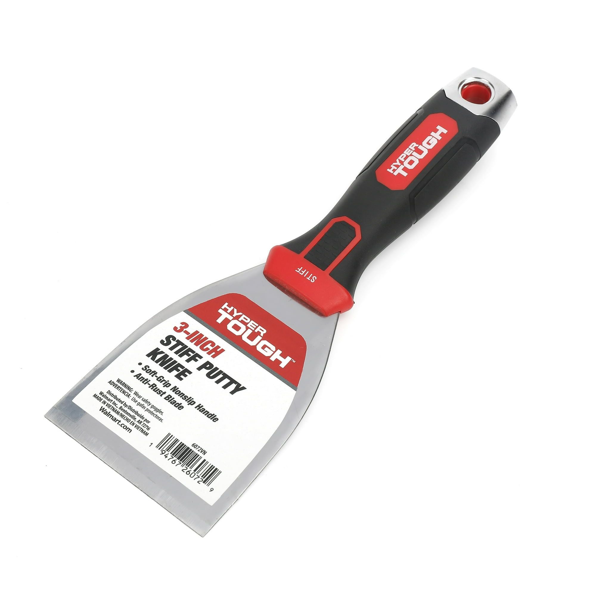 Hyper Tough Soft Grip Stiff Steel Putty Knife, 3 in EasyOptionXY LLC