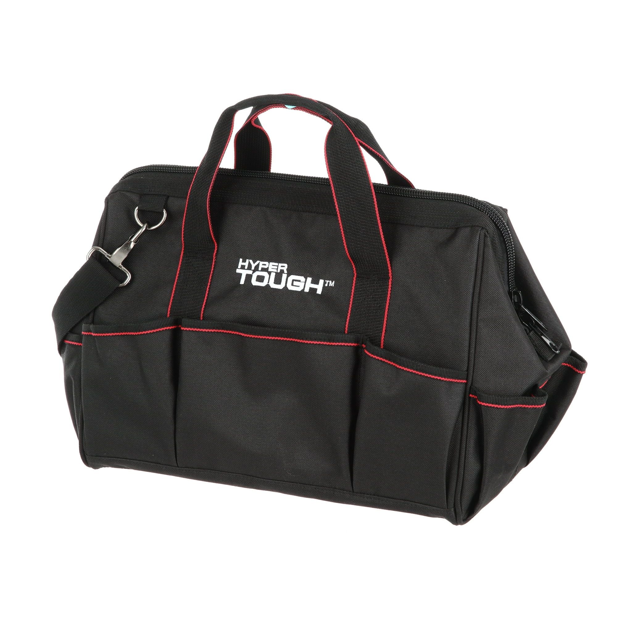 Hyper Tough 15 inch Large-Mouth Polyester Tool Bag TT50120D