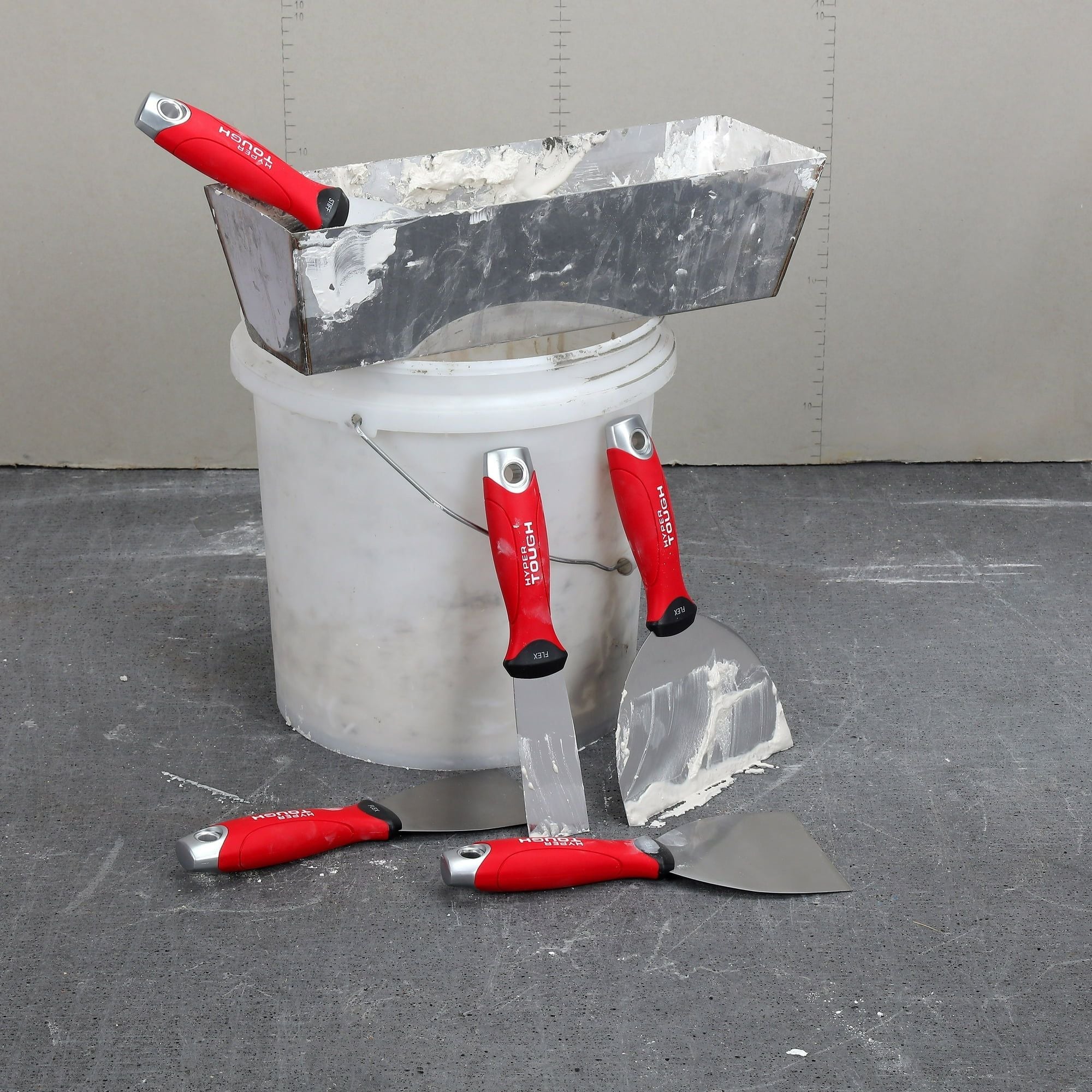 Hyper Tough Soft Grip 1.5in. Flex metal Putty Knife 6075 EasyOptionXY LLC