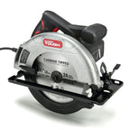 Hyper Tough 12 Amp Corded 7-1/4 inch Circular Saw with Steel Plate Shoe, Adjustable Bevel, Blade & Rip Fence, New Condition