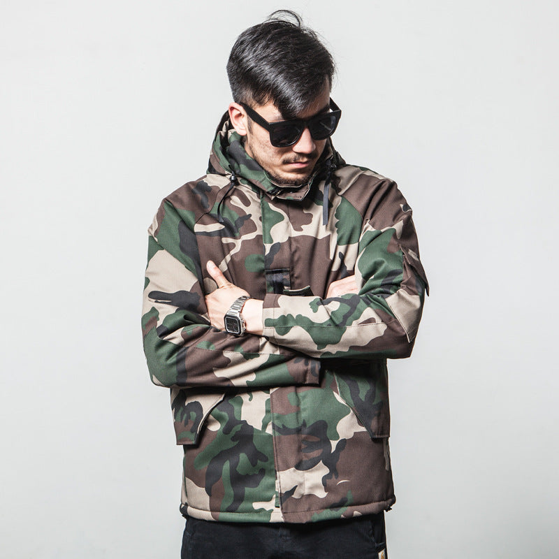 Winter camouflage cotton jacket men Pi-Mart