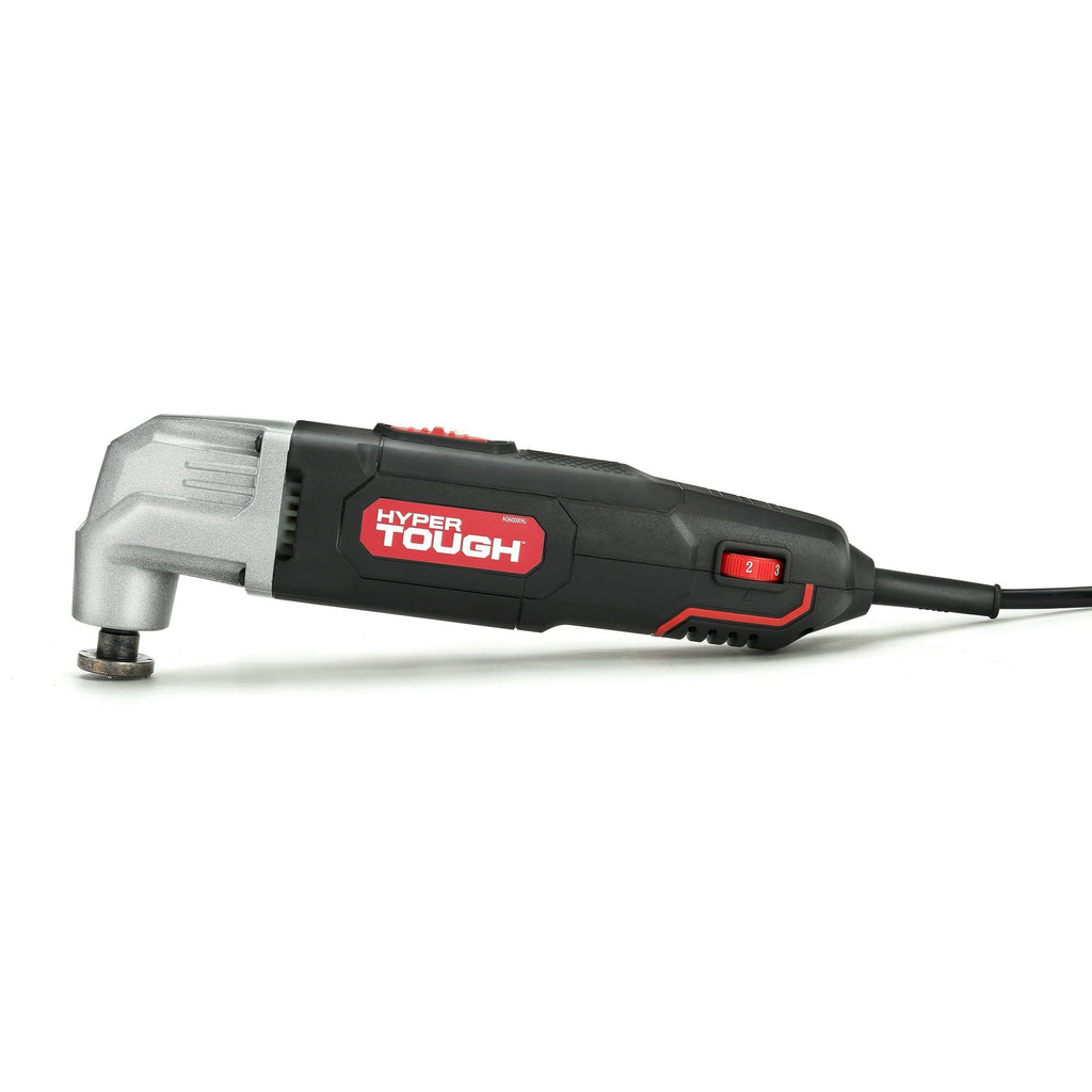 Hyper Tough 2.1 Amp Corded Oscillating Multi-function Tool, Variable Speed, with Hex Key, Sanding Pad, Quarter inch Blade, Scraper Blade & 3 Sanding Sheets, New Condition EasyOptionXY LLC
