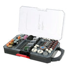 Hyper Tough 208 Piece Rotary Tool Accessory Kit with Storage Case, Product Accessories Included Multi Material, New Condition, 7.09 Inch Assembled Product Width EasyOptionXY LLC