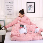 Winter Lazy Quilt with Sleeves Pi-Mart