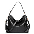Causal hobo bag for women vegan leather with crossbody long strap in tan, blue, grey, black SHOMICOBOUTIQUE