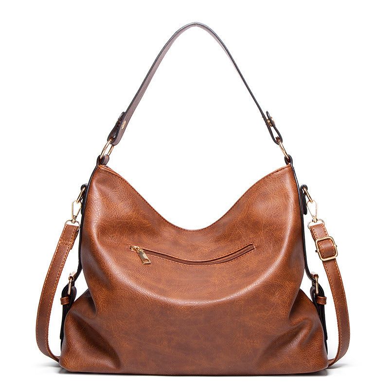 Causal hobo bag for women vegan leather with crossbody long strap in tan, blue, grey, black SHOMICOBOUTIQUE