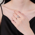 Adjustable Hummingbird Ring Female Fashion Simple