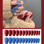 Frosted ballet fake nails Pi-Mart