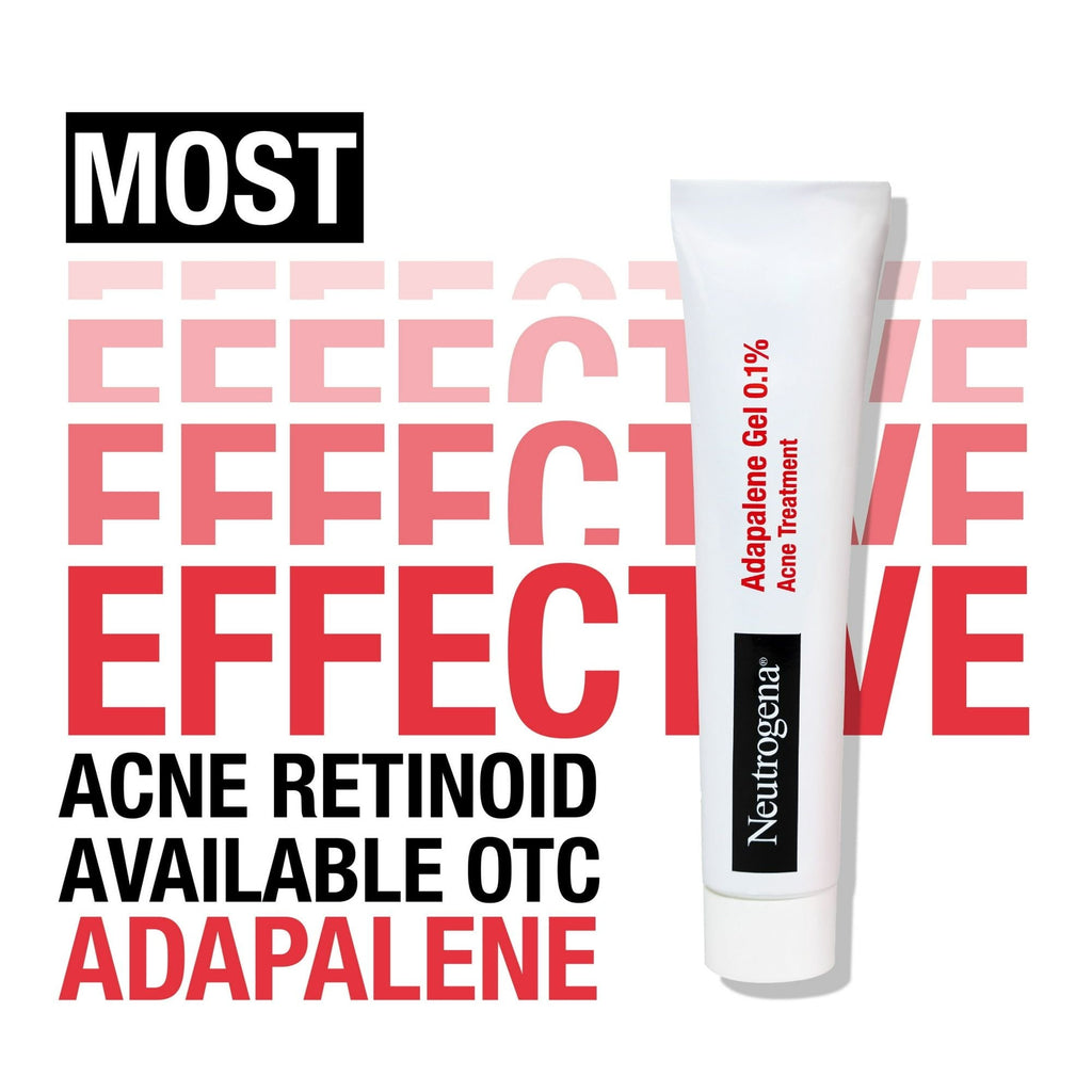 Neutrogena Adapalene Gel Acne Treatment, 0.1% Adapalene, 1.6 oz