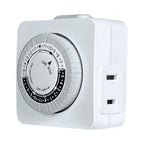Hyper Tough Indoor Analog Mini Timer with 1 Polarized Outlet EasyOptionXY LLC
