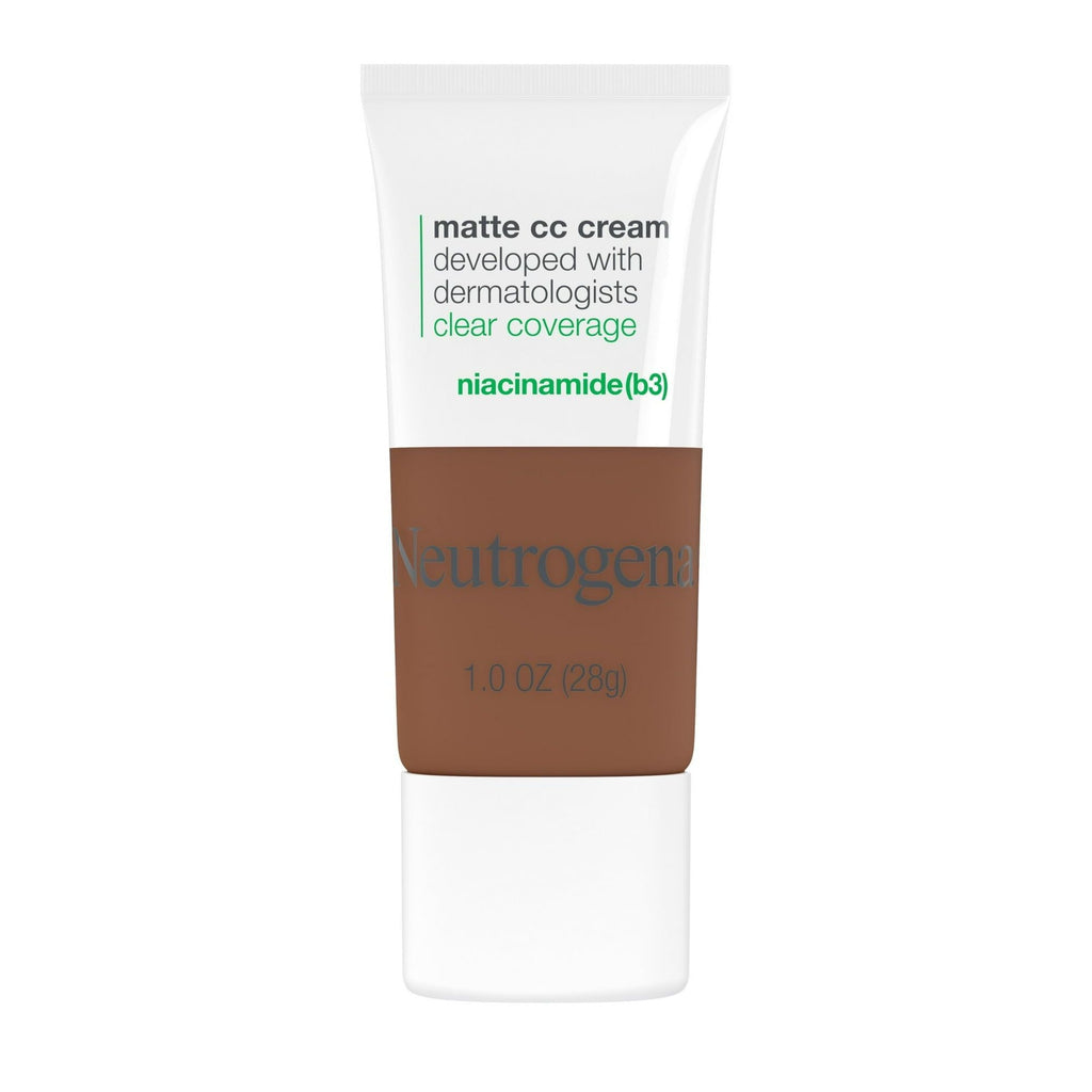 Neutrogena Clear Coverage Flawless Matte CC Cream, Cinnamon, 1 oz EasyOptionXY LLC