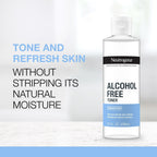 Neutrogena Alcohol-Free Daily Facial Toner, Skin Care for Face, Fragrance Free, 8 oz