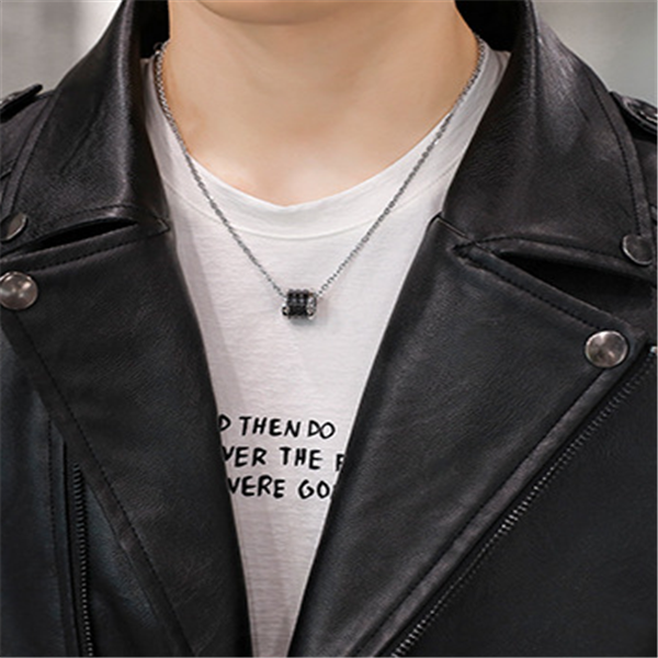 Mid-length leather jacket Pi-Mart